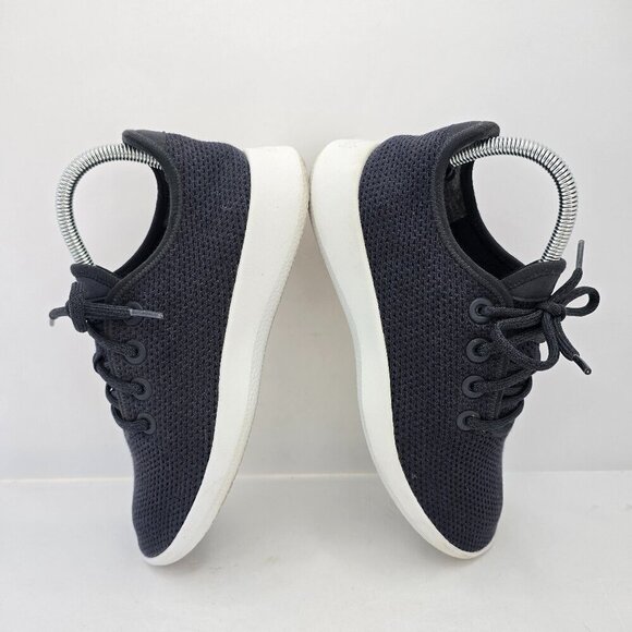 allbirds | tree runner navy blue sporty low-top activewear sneakers | WMS 8 - Picture 7 of 8